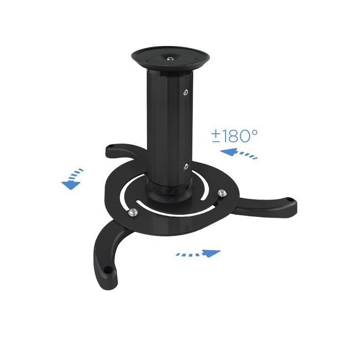 Tooq PJ1010TN-B Soporte de Techo Giratorio Negro
